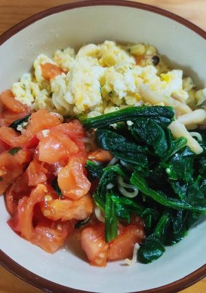 野菜たっぷり３色塩ラーメン-レシピのメイン写真