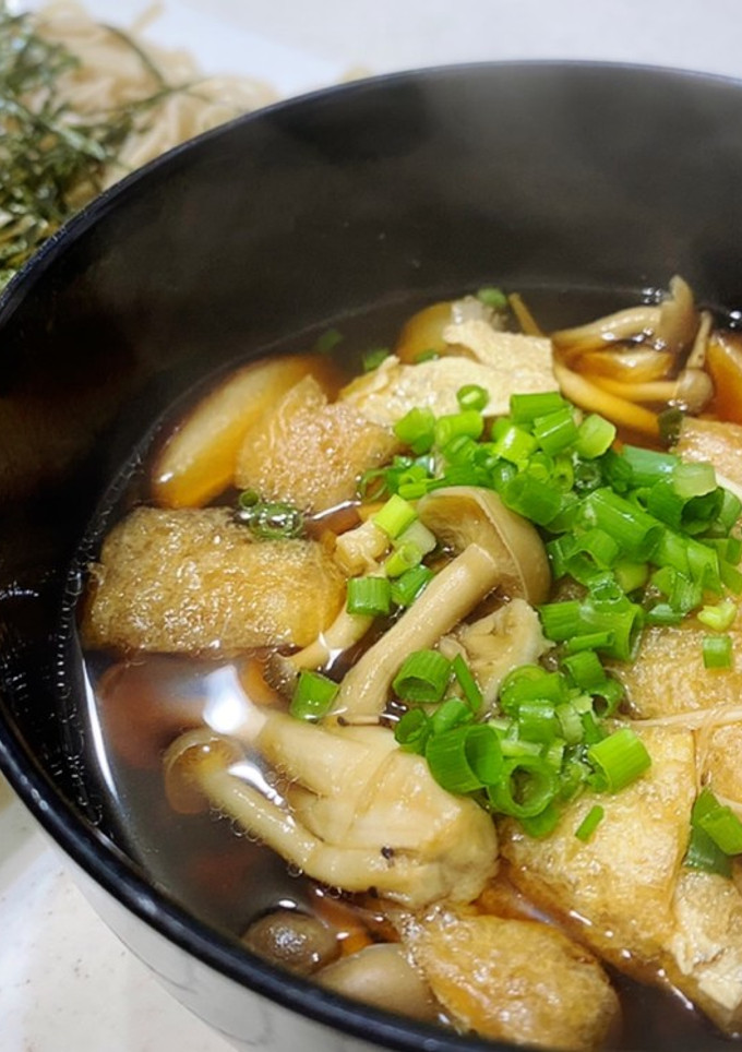 簡単旨い☆豚バラ肉ときのこのつけ蕎麦-レシピのメイン写真