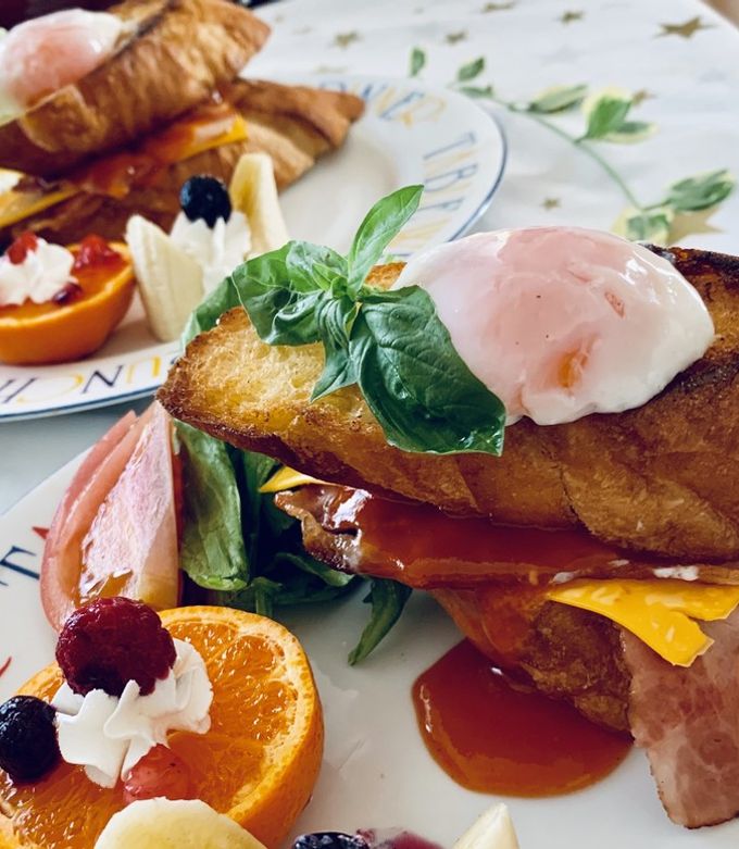 ベーコンとチーズのバターバケットサンド★-レシピのメイン写真