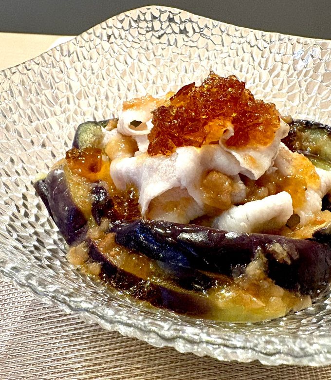 梅ダレ＋ポン酢ジュレで食べる豚しゃぶ茄子-レシピのメイン写真
