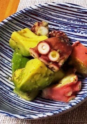 タコとアボカドのさっぱり和え-レシピのメイン写真