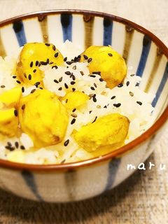簡単 白だしde栗ごはん-レシピのメイン写真