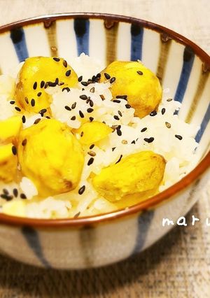 簡単 白だしde栗ごはん-レシピのメイン写真