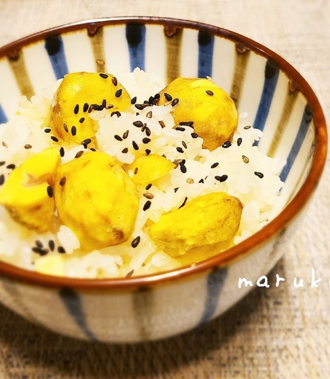 簡単 白だしde栗ごはん-レシピのメイン写真