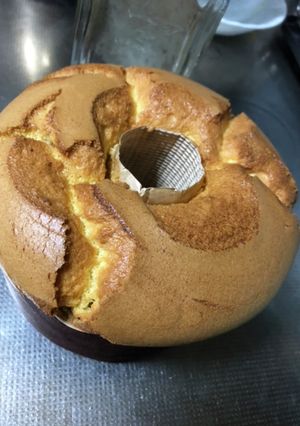 渋川煮のシフォンケーキ-レシピのメイン写真