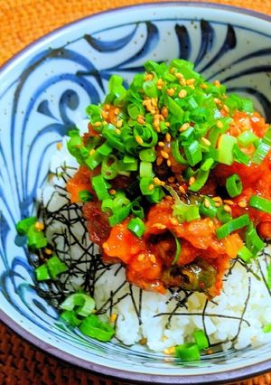 韓国風ネギトロ丼-レシピのメイン写真
