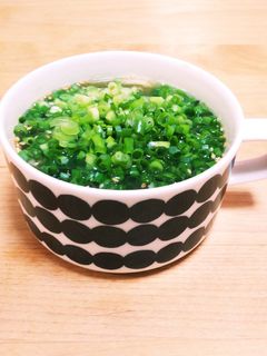 即席ワカメスープの素でデトックススープ-レシピのメイン写真