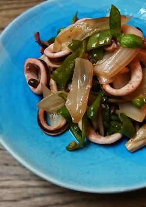 ◎イカと野菜のガーリックバター醤油炒め◎-レシピのメイン写真
