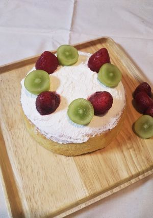 ～お家カフェ～ヴィクトリアケーキ風-レシピのメイン写真