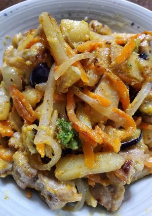 ☆鶏モモ肉のカレーマヨ炒め☆-レシピのメイン写真