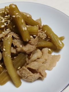 山くらげと豚肉の炒め煮-レシピのメイン写真