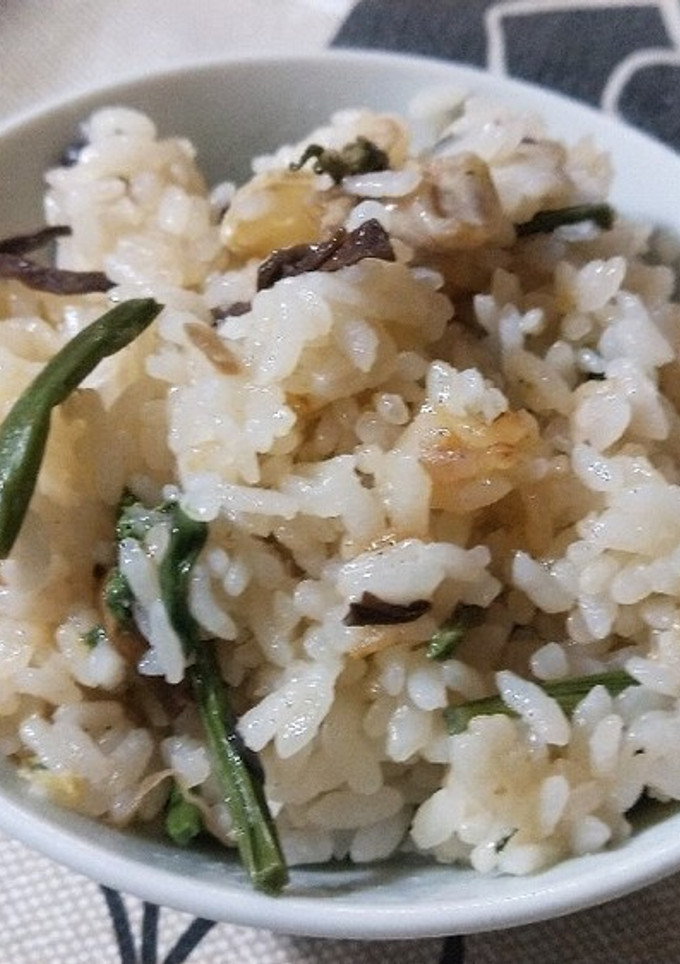 鶏と山菜の炊き込みご飯-レシピのメイン写真