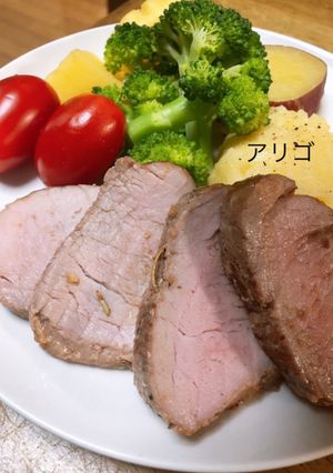 ヨーグルトメーカー でローストポーク　-レシピのメイン写真