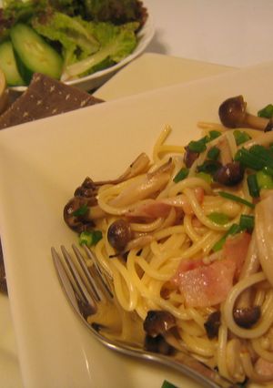＊秋の味覚☆きのこベーコンの和風パスタ＊-レシピのメイン写真