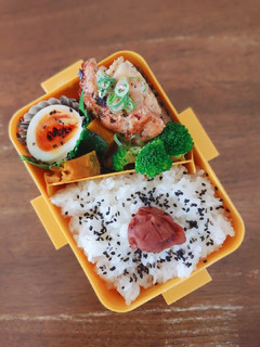 鶏胸肉のねぎ塩焼き弁当♪-レシピのメイン写真