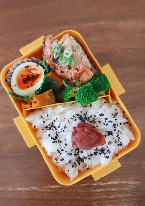 鶏胸肉のねぎ塩焼き弁当♪-レシピのメイン写真