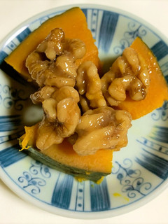 かぼちゃ煮とくるみの華-レシピのメイン写真