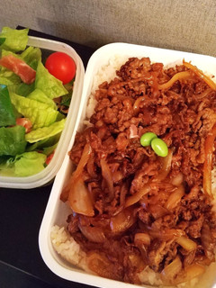 お弁当(9/29)すき焼き-レシピのメイン写真