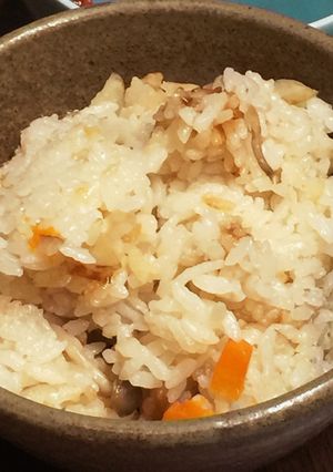 貝柱入り炊き込みご飯！-レシピのメイン写真