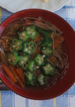 オクラのスープ-レシピのメイン写真