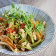 セロリのスパイシー炒め(ヴィーガン)