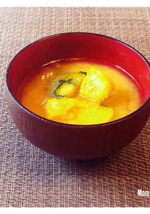 かぼちゃの味噌汁-レシピのメイン写真