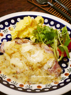 豚肉+アップルソース+カマンベール!!-レシピのメイン写真