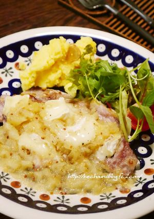 豚肉＋アップルソース＋カマンベール！！-レシピのメイン写真