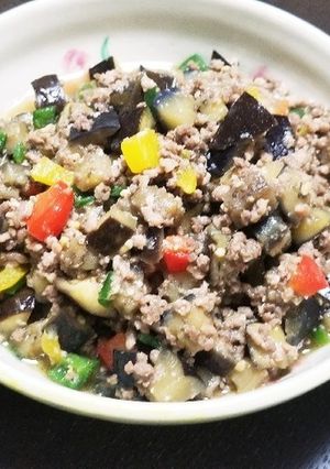 なすとピーマンの肉味噌-レシピのメイン写真