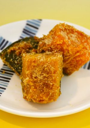 【簡単】冷凍かぼちゃのごま煮-レシピのメイン写真