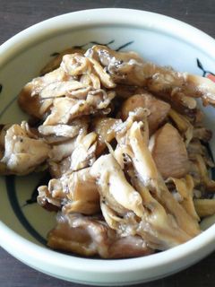 マイタケと鶏肉の甘辛煮-レシピのメイン写真