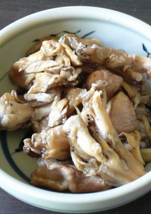 マイタケと鶏肉の甘辛煮-レシピのメイン写真