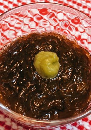 簡単過ぎる一品「黒酢もずく」-レシピのメイン写真