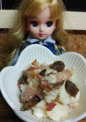 リカちゃん♡洋風？！とろろ和え-レシピのメイン写真