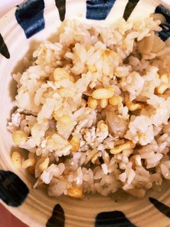 鶏肉と牛蒡の炊き込みご飯with天かす-レシピのメイン写真