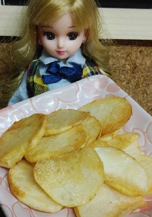 リカちゃん♡山芋チップス(大和芋)*‧・-レシピのメイン写真