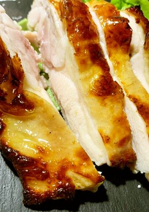 野菜床に漬けた鶏肉でグリルチキンと唐揚げ-レシピのメイン写真
