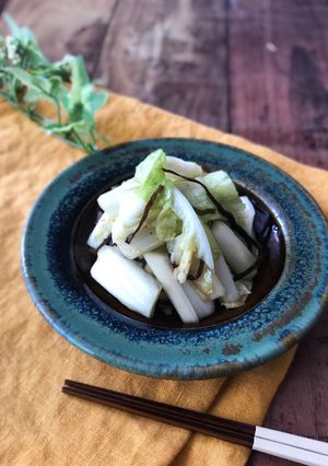 『5分で出来る！』白菜と塩昆布のナムル-レシピのメイン写真