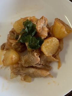 じゃがいもと豚肉のケチャップ炒め-レシピのメイン写真