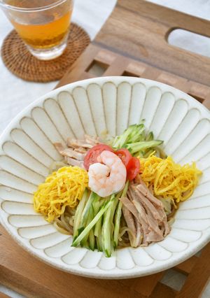 レンチンゼンヌードルの冷やし中華-レシピのメイン写真