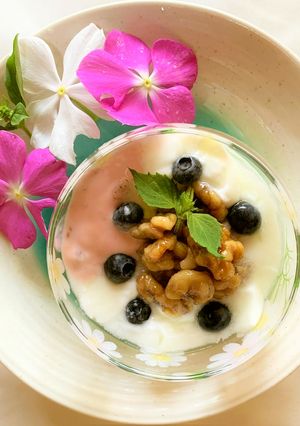 贅沢ヨーグルトとくるみの華-レシピのメイン写真