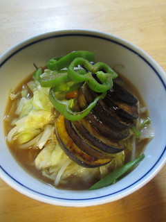 味噌には茄子!ラーメン-レシピのメイン写真