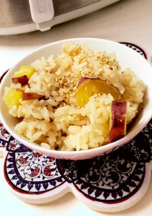 秋のサツマイモご飯-レシピのメイン写真