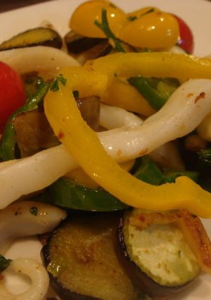 いかと彩り野菜の塩炒め-レシピのメイン写真