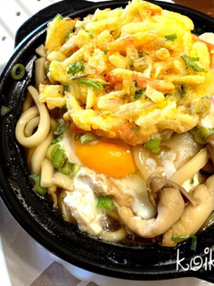 冷凍食材で作った鍋焼きうどん-レシピのメイン写真