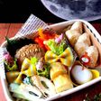 ハンバーグで月見弁当 詰め方