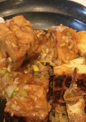 簡単　厚揚げのピリ辛　ねぎソースあんかけ-レシピのメイン写真