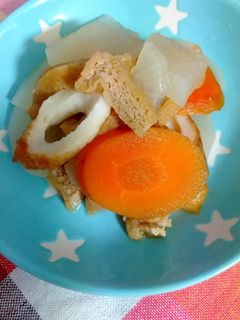 大根・にんじん・ちくわの煮物-レシピのメイン写真