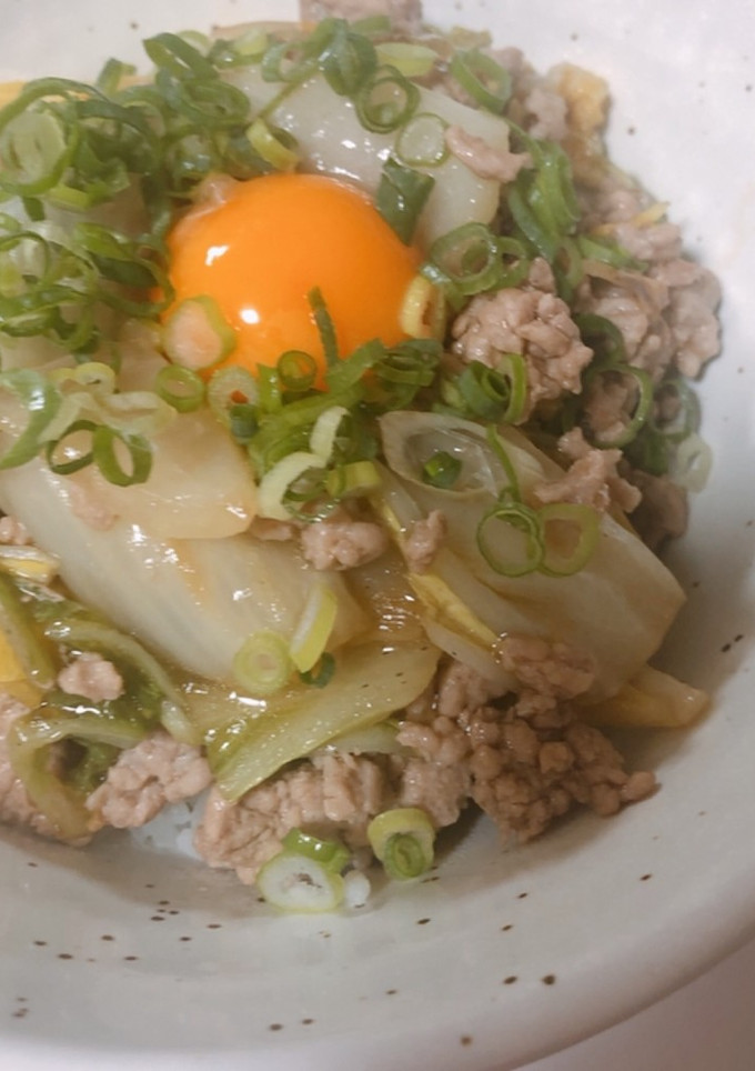 はくさいのそぼろあんかけ-レシピのメイン写真
