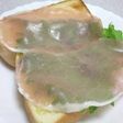 生ハム&大葉で☆ピザ風トースト♪